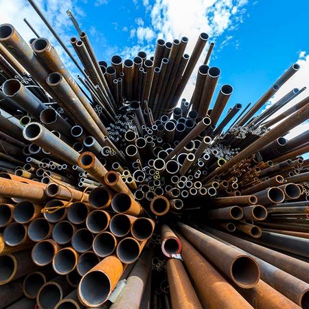 Iron Pipes — Van Buren, AR — Bud’s Recycling