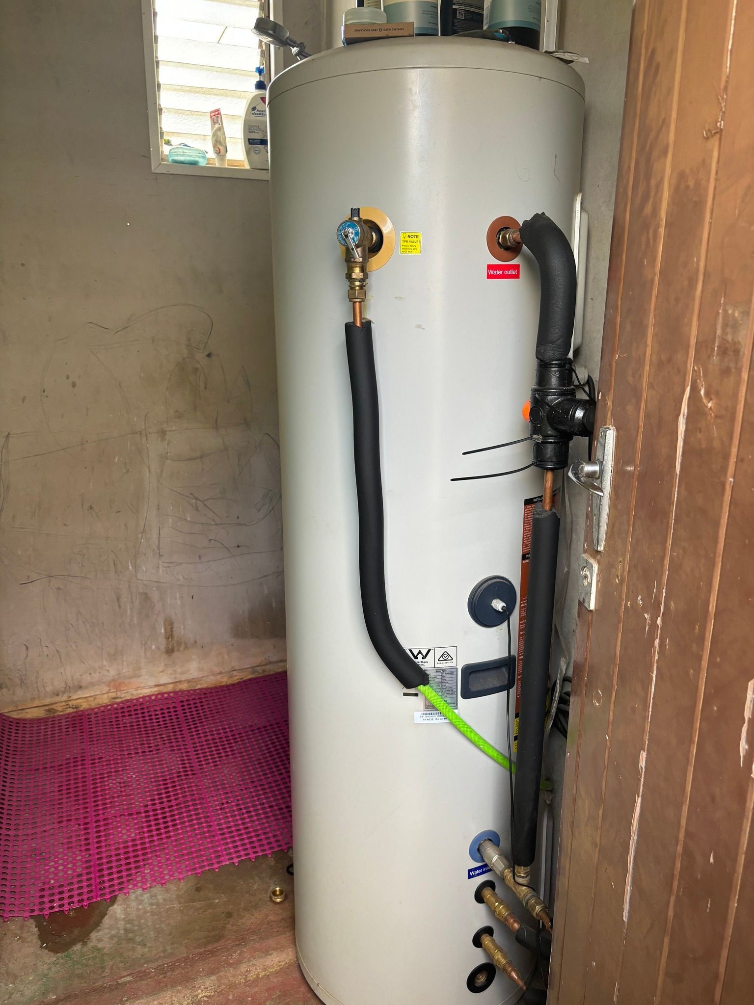 Insulated Pipes and Brass Fittings — Mi Plumber Wagga Wagga in Young, NSW