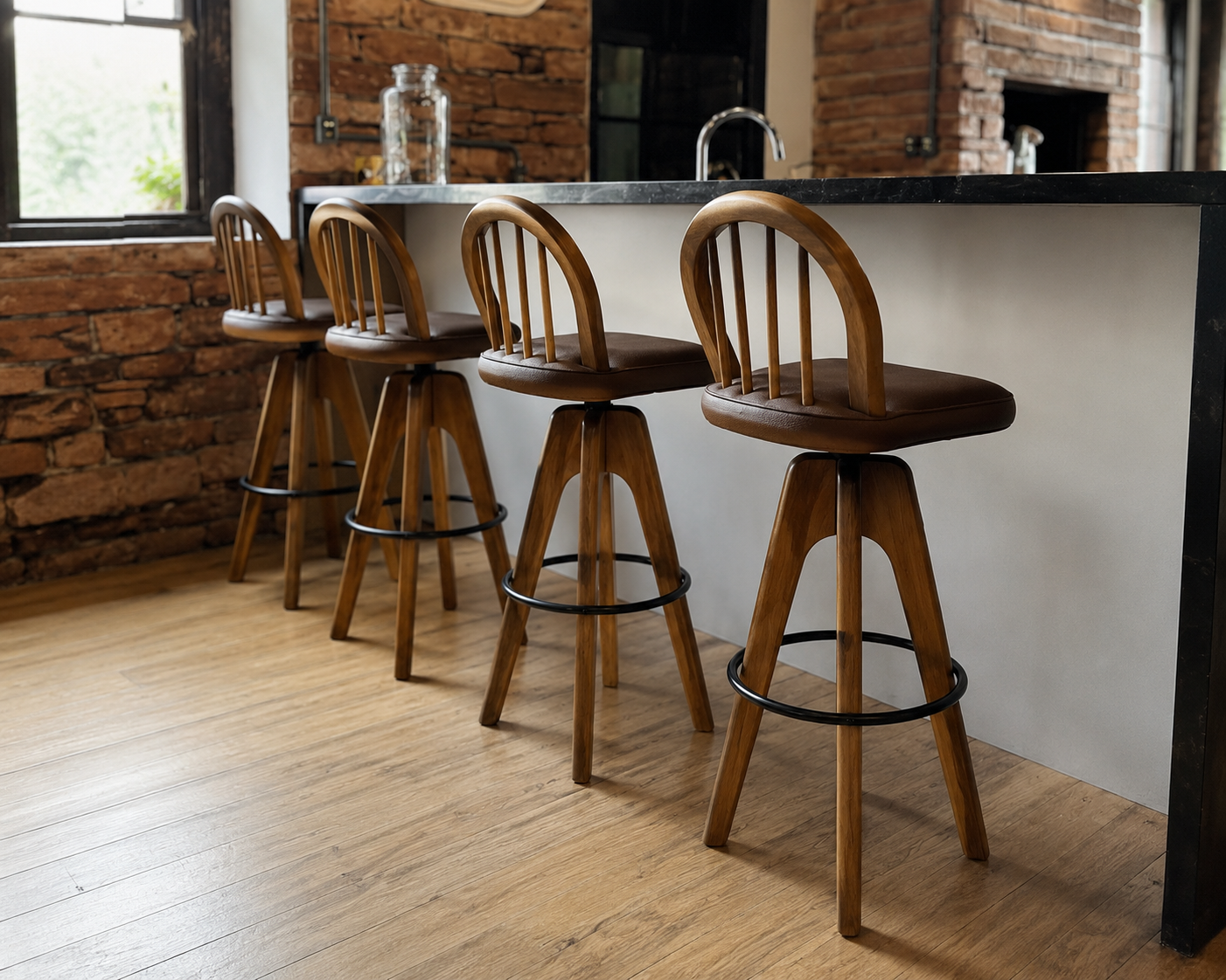 Banqueta Comfort Couro Free