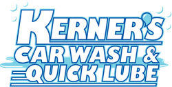 A logo for kerner 's car wash and quick lube