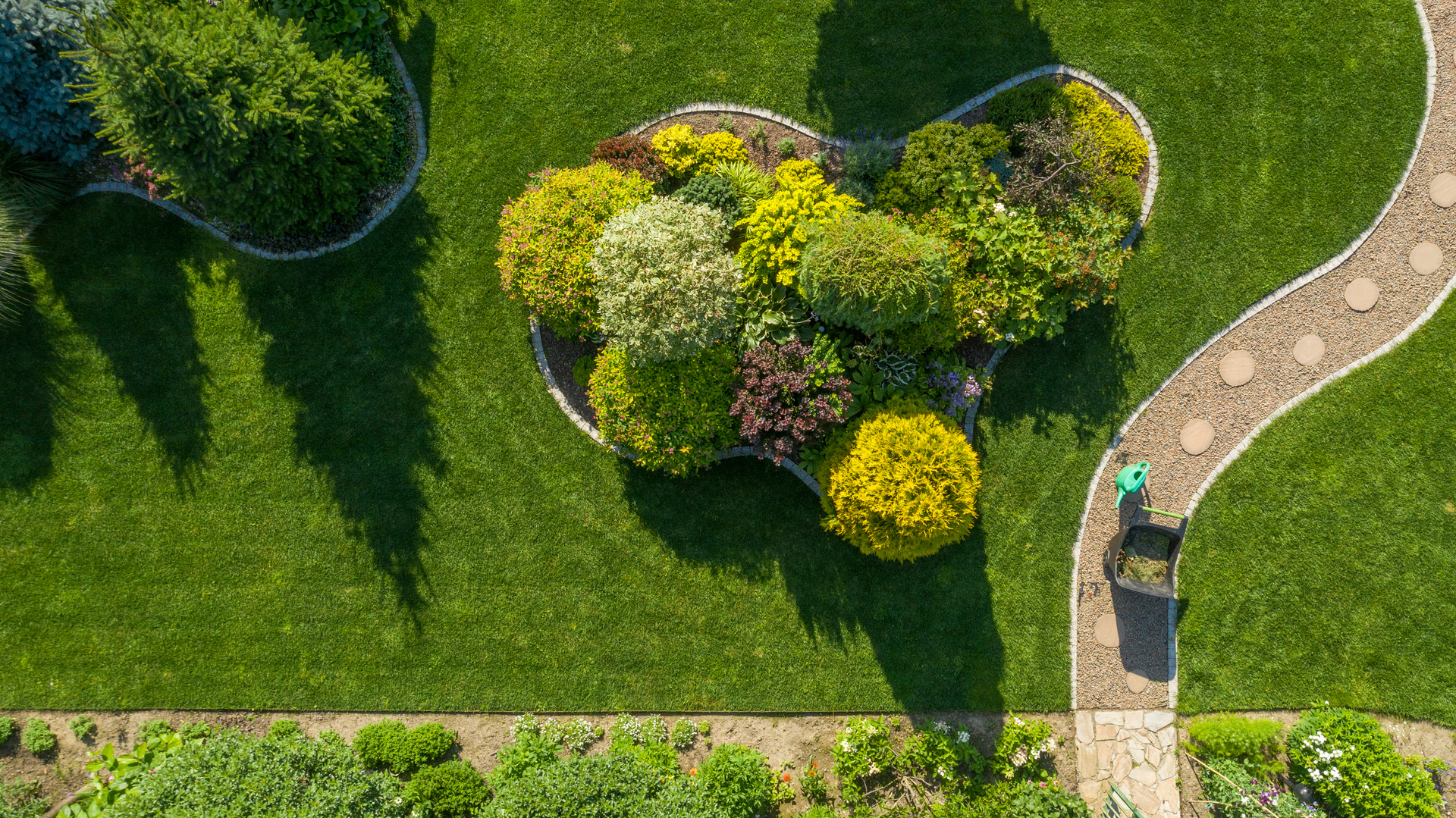 Landscaped Lawn