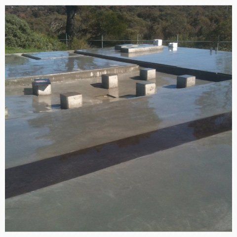Exterior colored concrete flooring at Barwon Water Anglesea