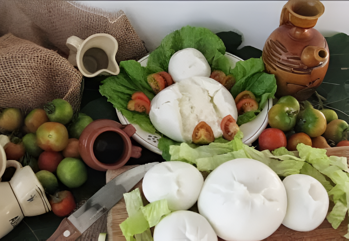 Mozzarelle del caseificio Artelat