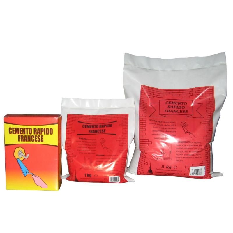 tre sacchetti di cemento rapido