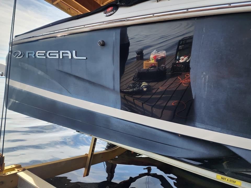 Boat Paint Correction Test Spot