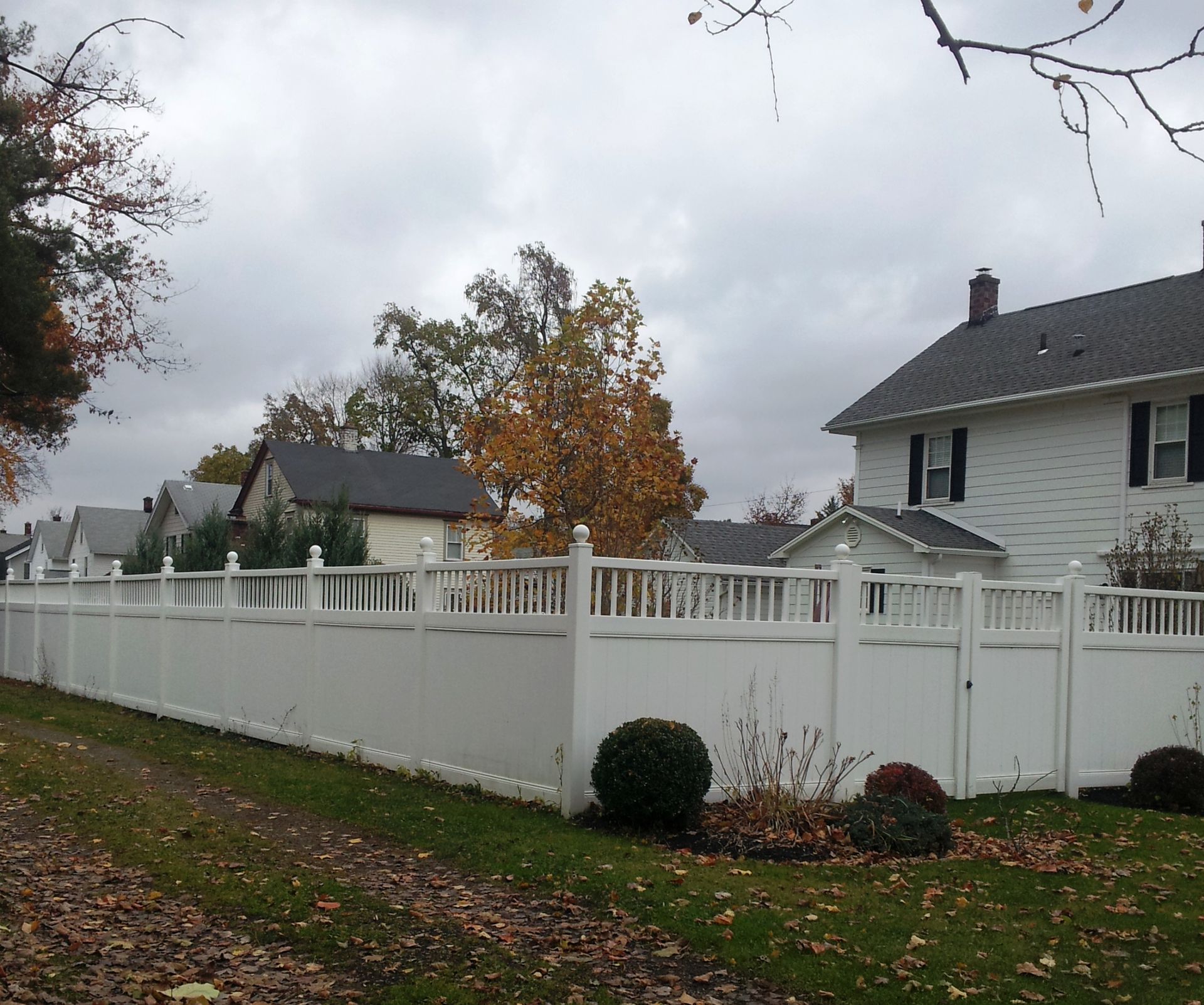 white picket fence