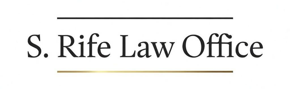 "S. Rife Law Office" text with a line above and below.