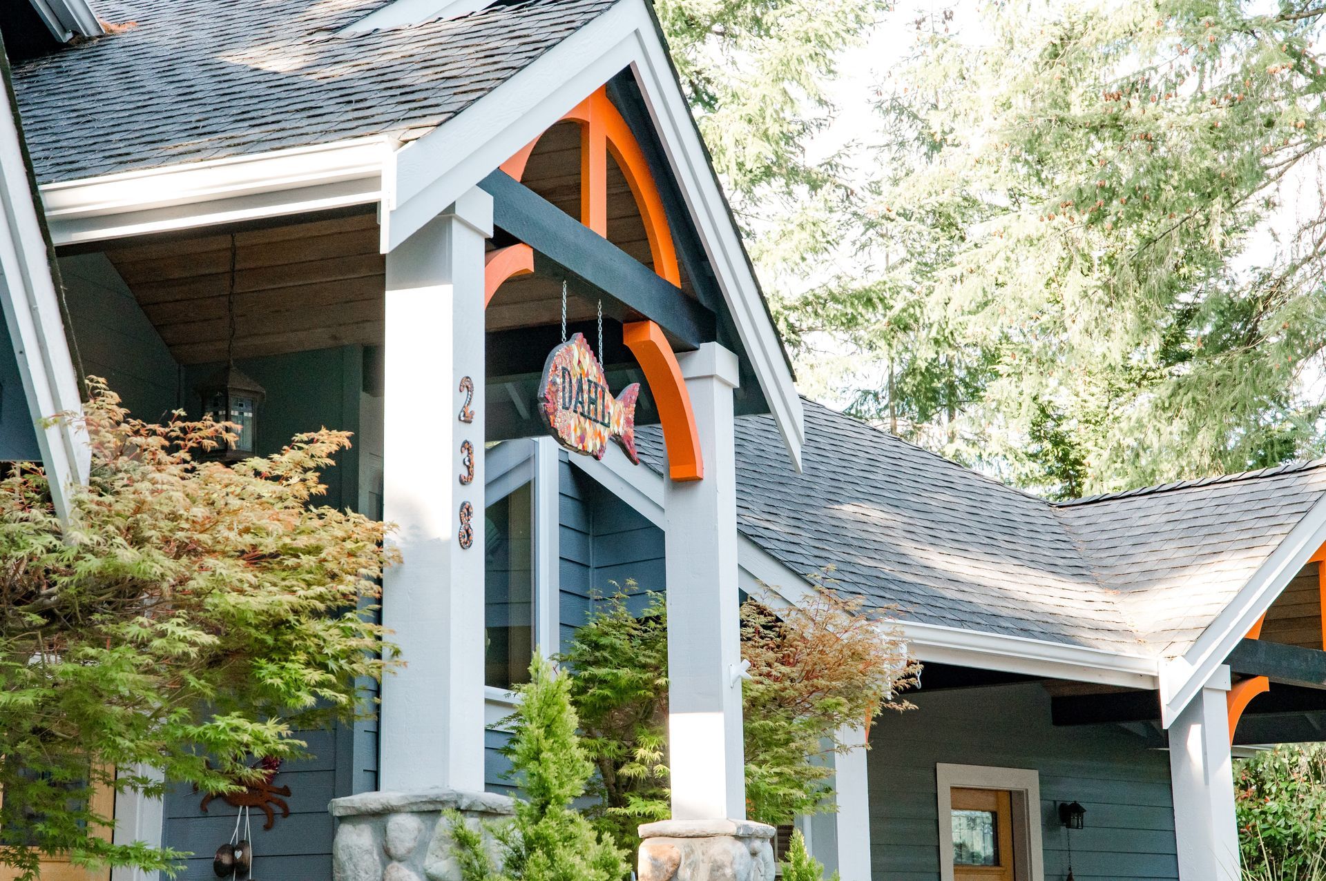 House at Night — Gig Harbor, WA — Harbor Quality Painting, LLC House at Night — Gig Harbor, WA — Harbor Quality Painting, LLC