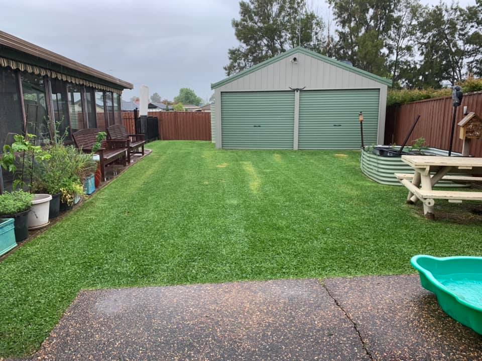 Backyard lawn | Emu Heights, NSW | Penrith Valley Garden Care