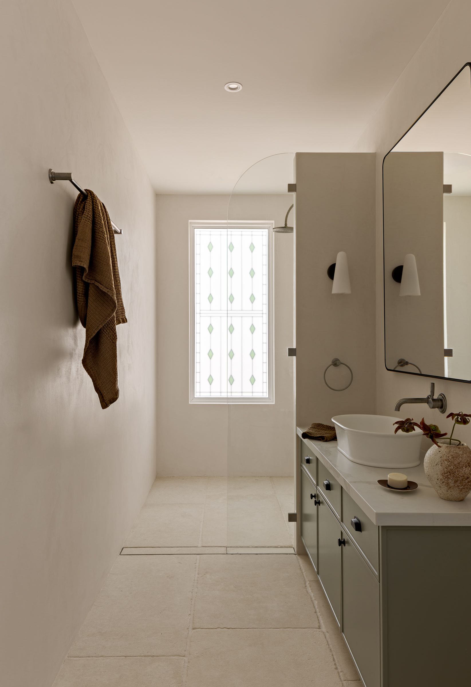 Modern Bathroom With Neutral Tones — SDC Building Design In Kiama, NSW