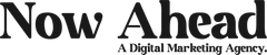 Now Ahead: text logo for a digital marketing agency.