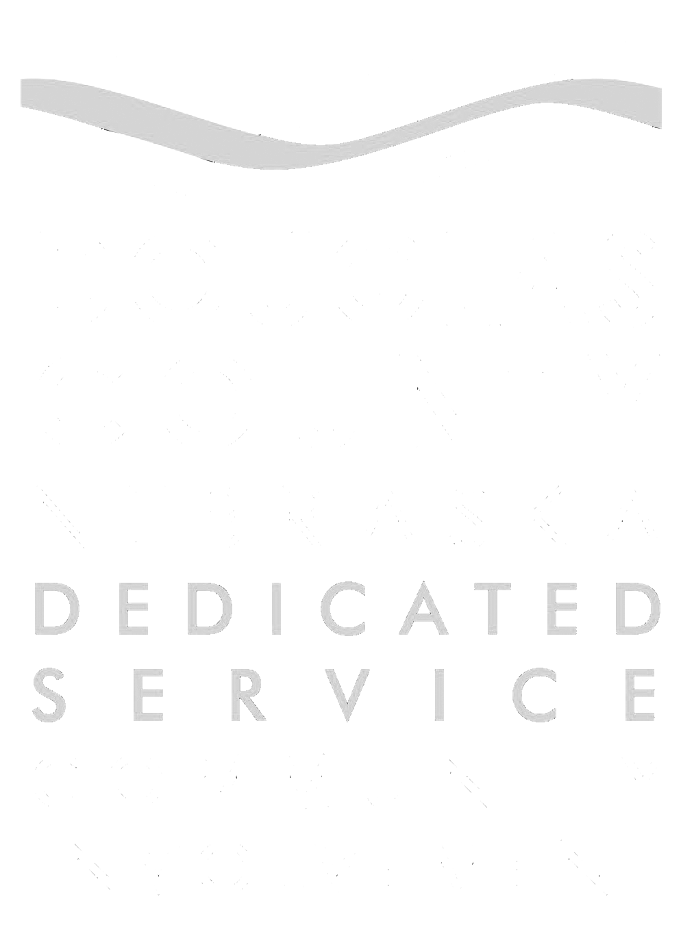 The logo for douglas county nebraska dedicated service community involvement