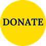 A yellow circle with the word donate on it