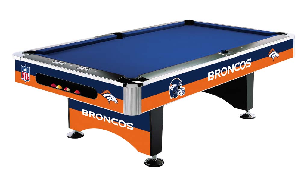 Denver Bronco Pool Table