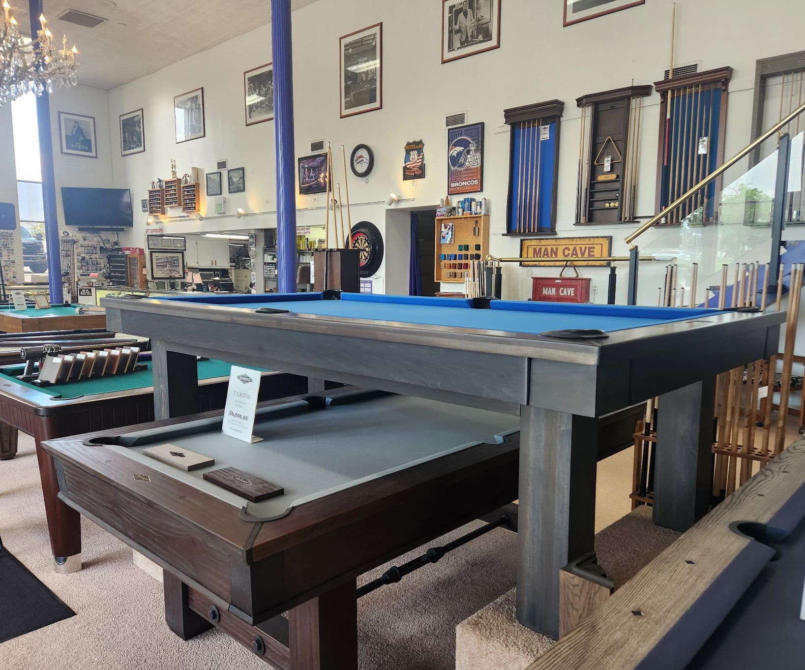 A. E. SCHMIDT HAMILTON POOL TABLE MADE IN ST. LOUIS MISSOURI