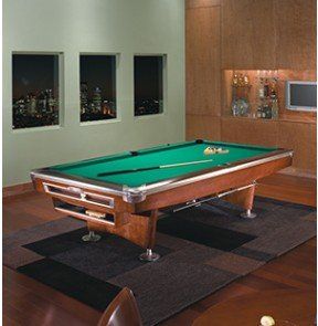 8' Brunswick Gold Crown III Pool Table For Sale