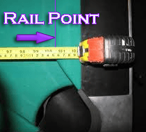 Rail Point of Billiards Table