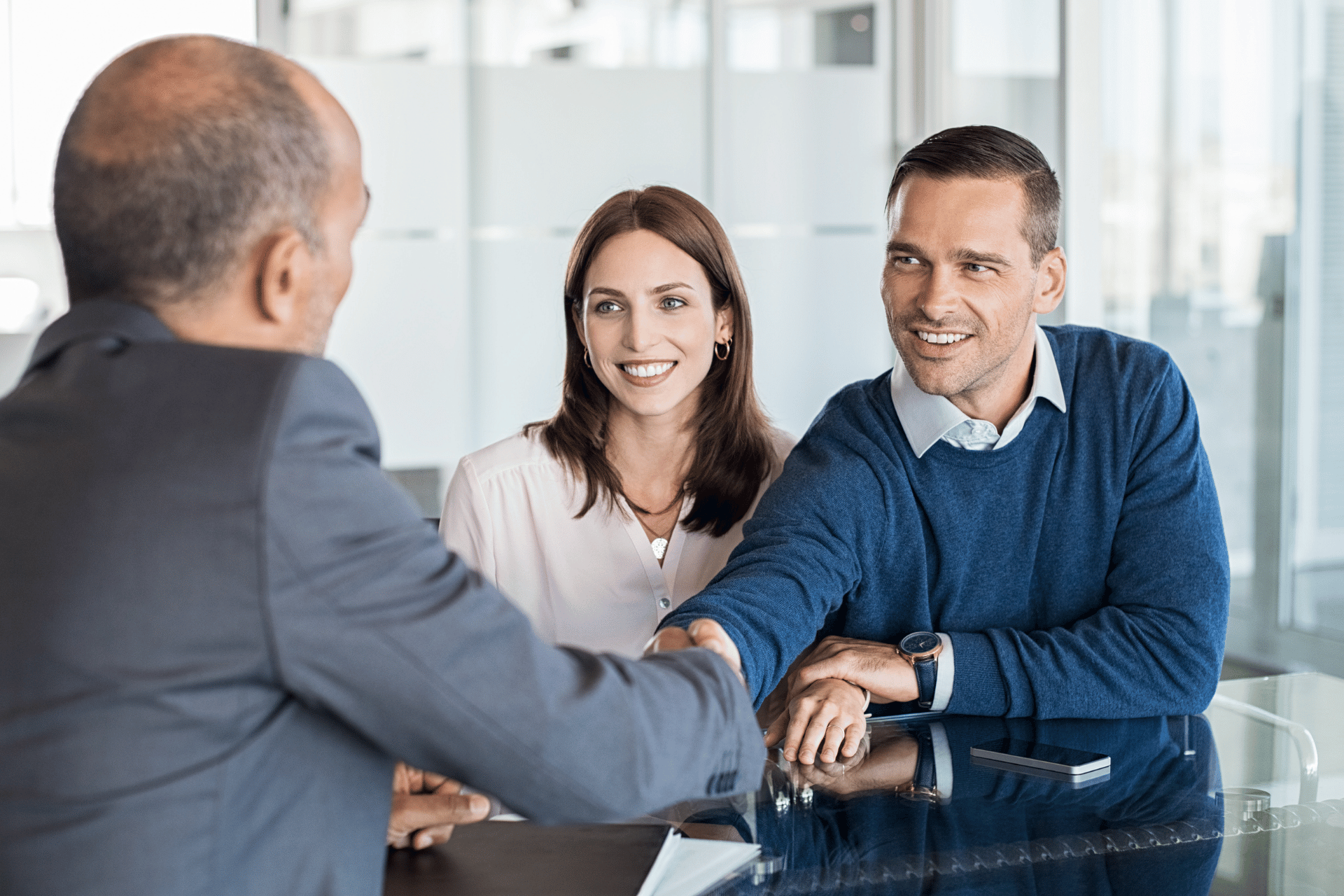 Connecticut couple meeting with a licensed insurance advisor to explore annuity options for retirement