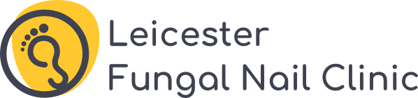 The logo for Leicester fungal nail Clinic 