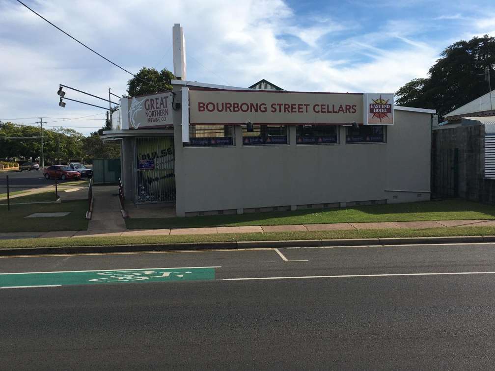 Bourbong Shop Side View — Pub In Bundaberg, QLD