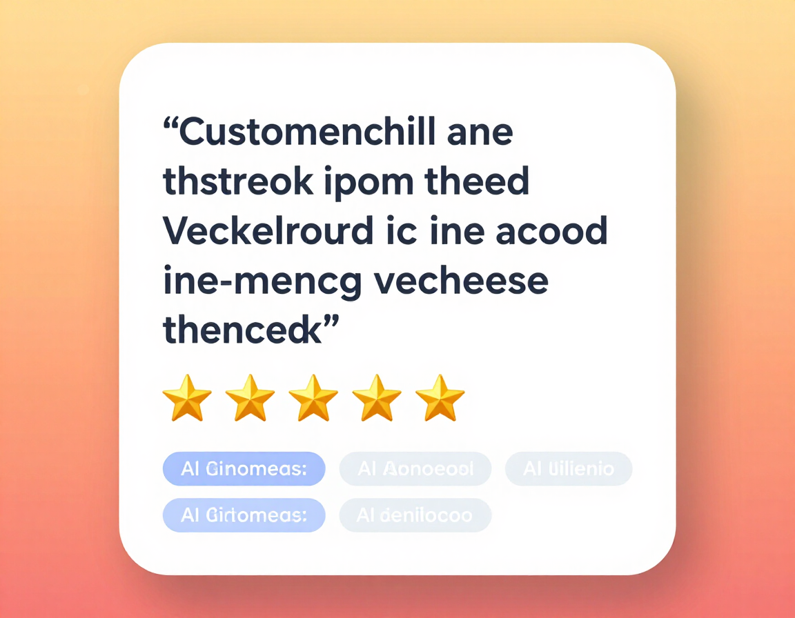 Sola AI social content mockup showing Instagram post from customer review