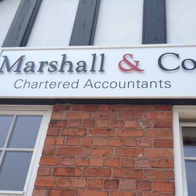 Marshall & Co signage