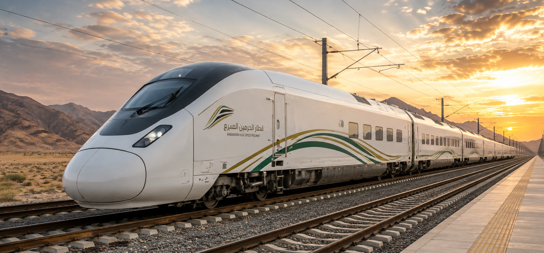 Haramain train between Makkah and Madinah