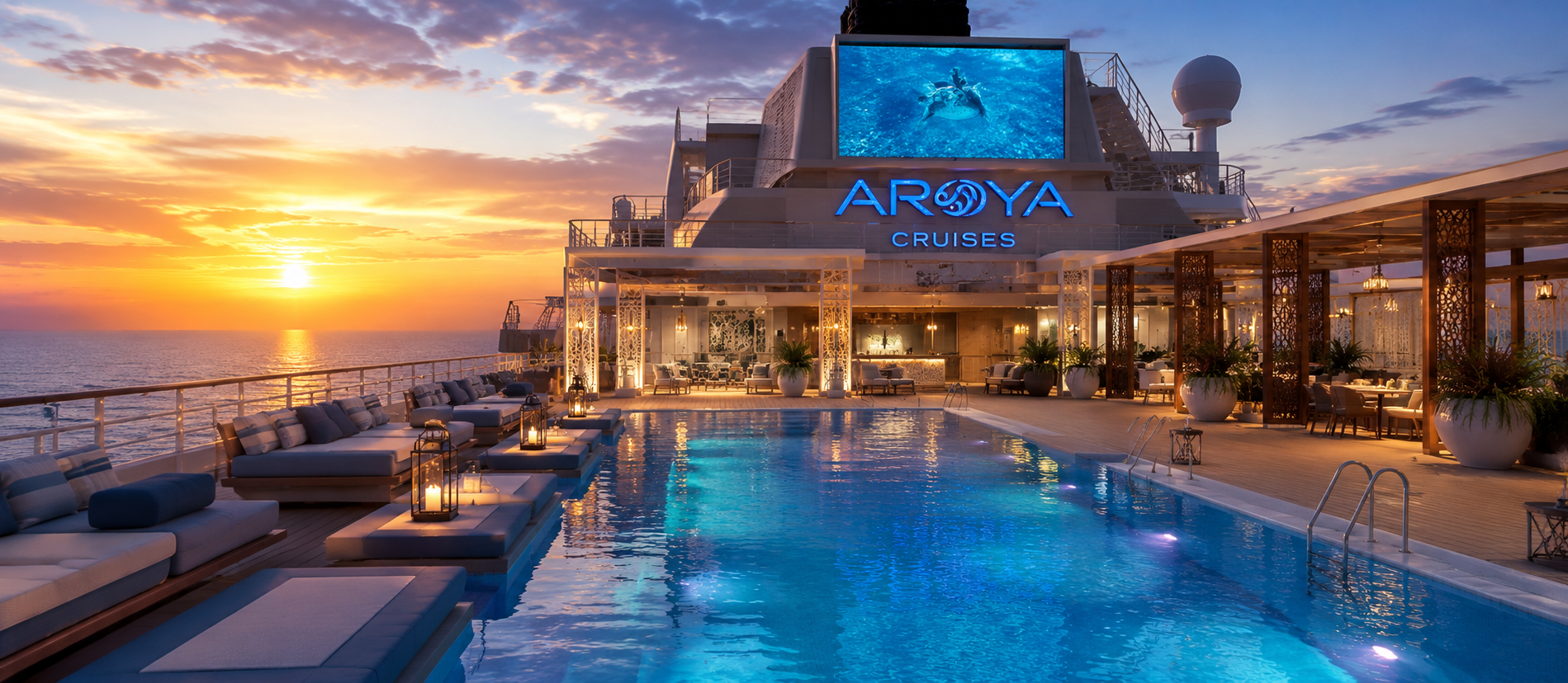 AROYA halal-friendly cruise onboard experience