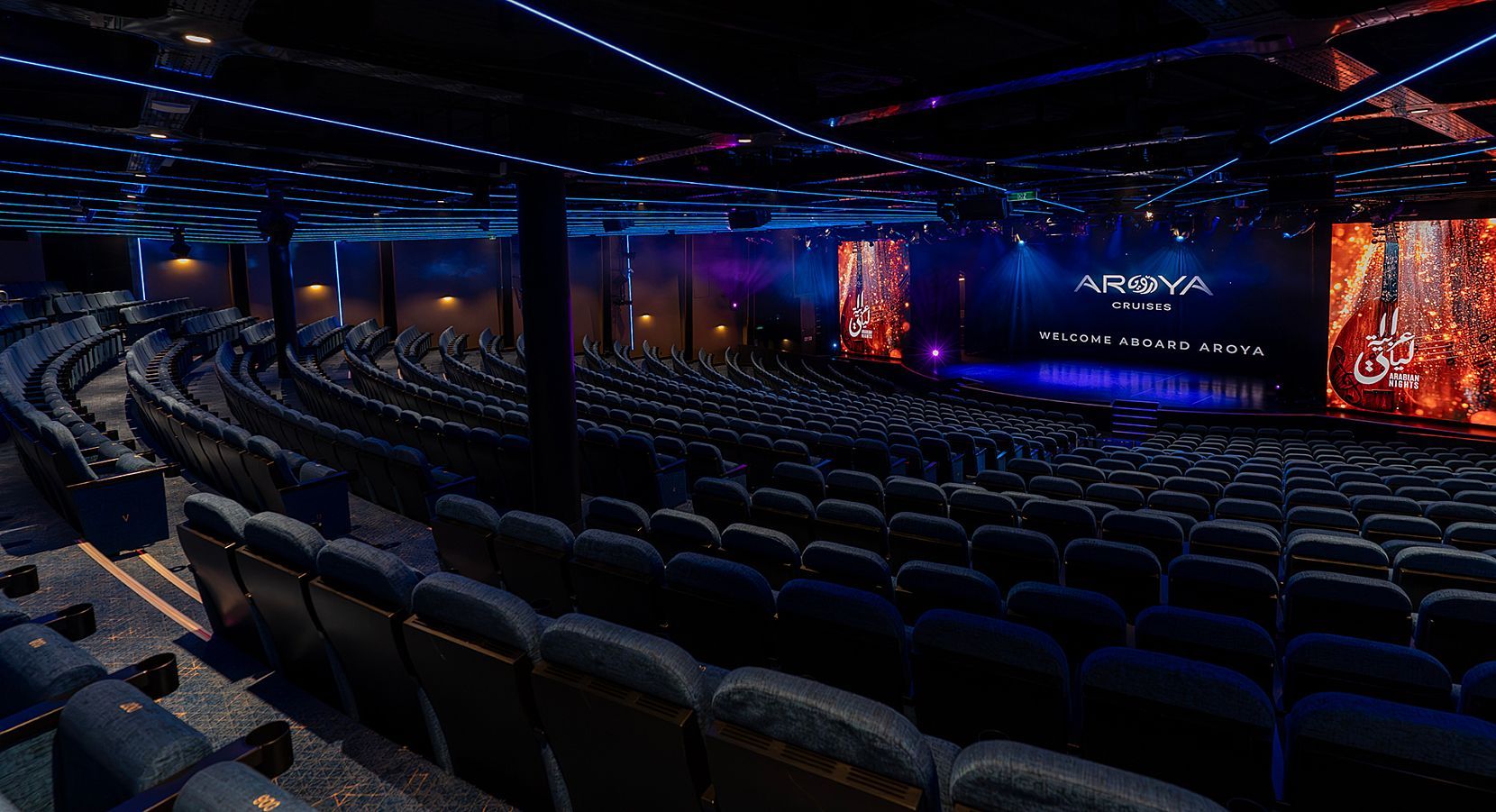 Khaliji nights and live entertainment on AROYA Cruises