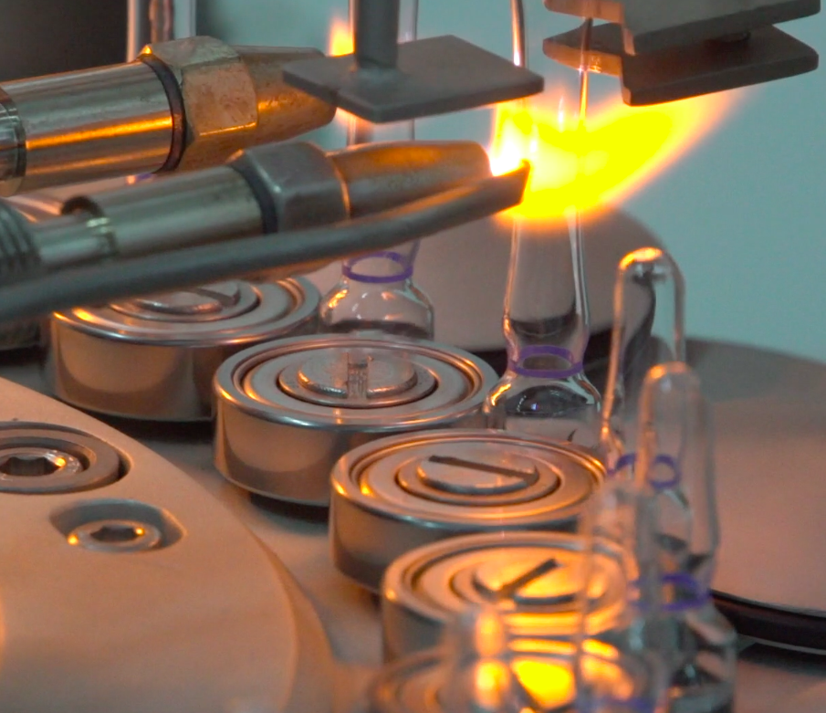 Envasadora de Ampolas e Frascos