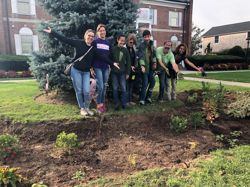 Day's work is done with first plantings.