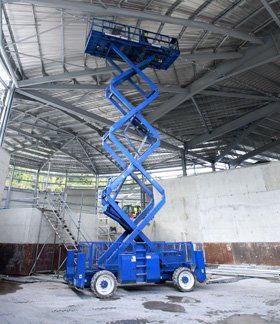 Operating fork lift trucks - UK - HR Lift Truck Training - Scissor lift 