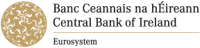 The logo for the central bank of ireland eurosystem