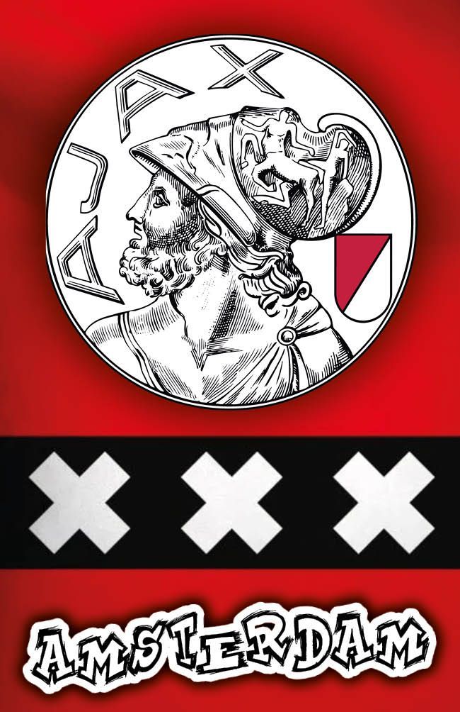 Ajax stickers (Amsterdam) 10 stuks