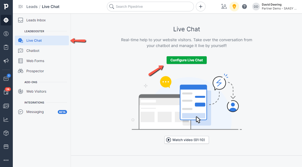 Pipedrive Chat Integration