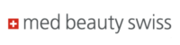 Ein Med Beauty Swiss Logo auf weißem Hintergrund