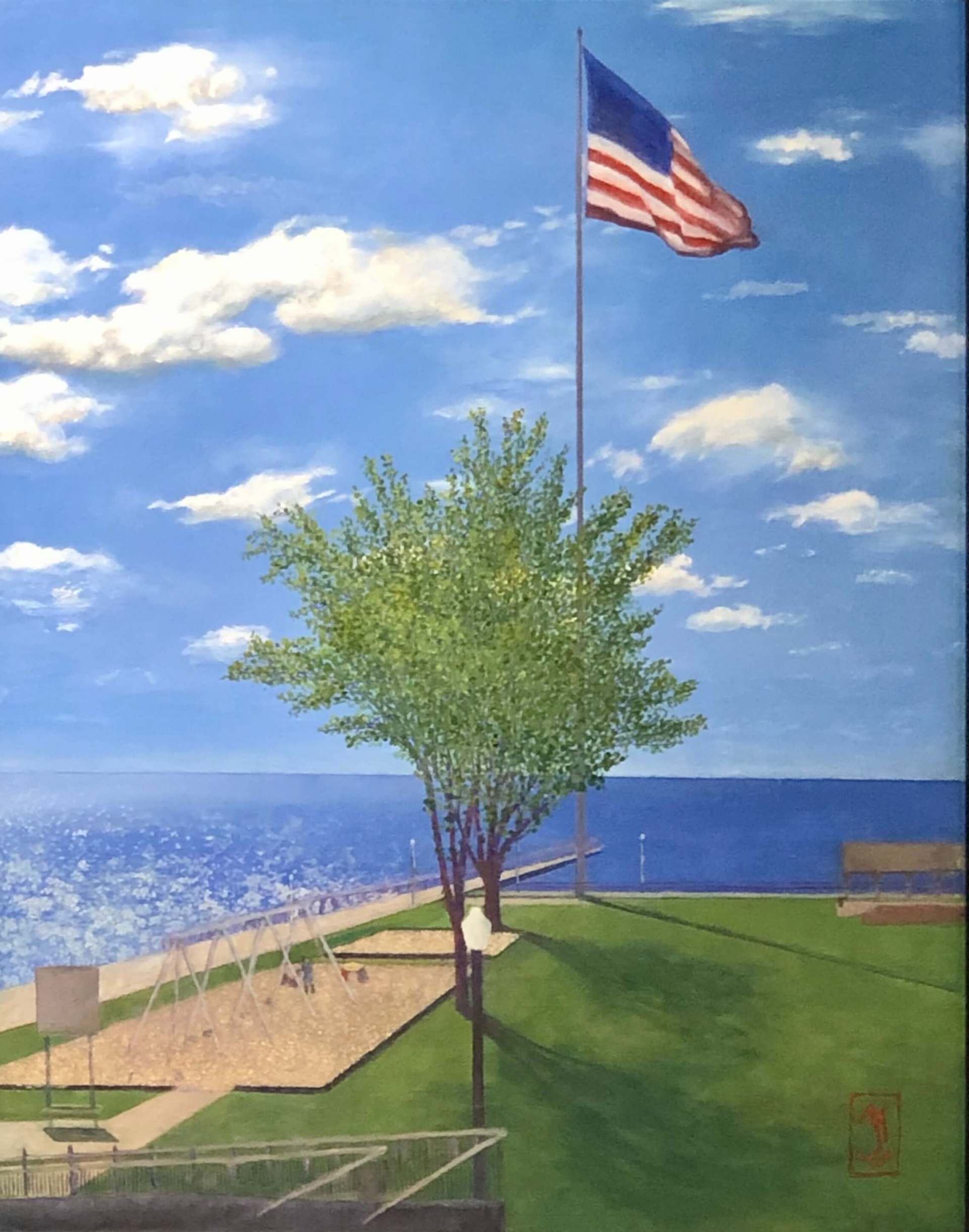 Anchor Bay Bliss painting by Joseph Teresi available at The Conn - Artist Studio and Gallery in New Baltimore