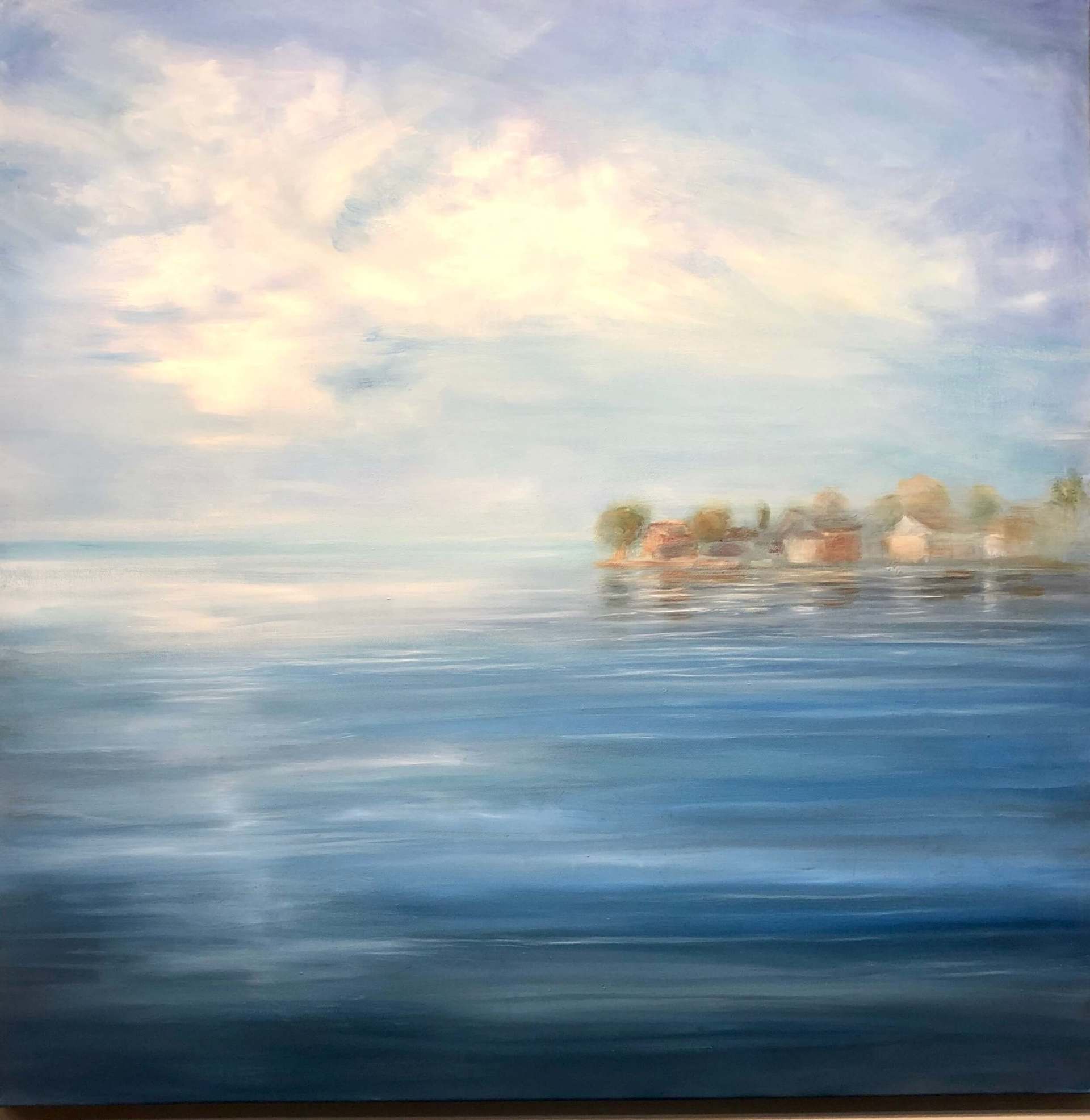 Baywatch painting by Constance Hipwell of The Conn-Artist Studio & Gallery