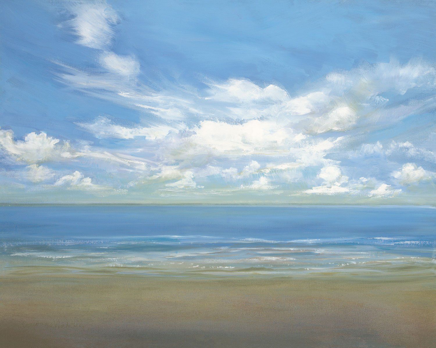 My Happy Place painting by Constance Hipwell of The Conn-Artist Studio & Gallery