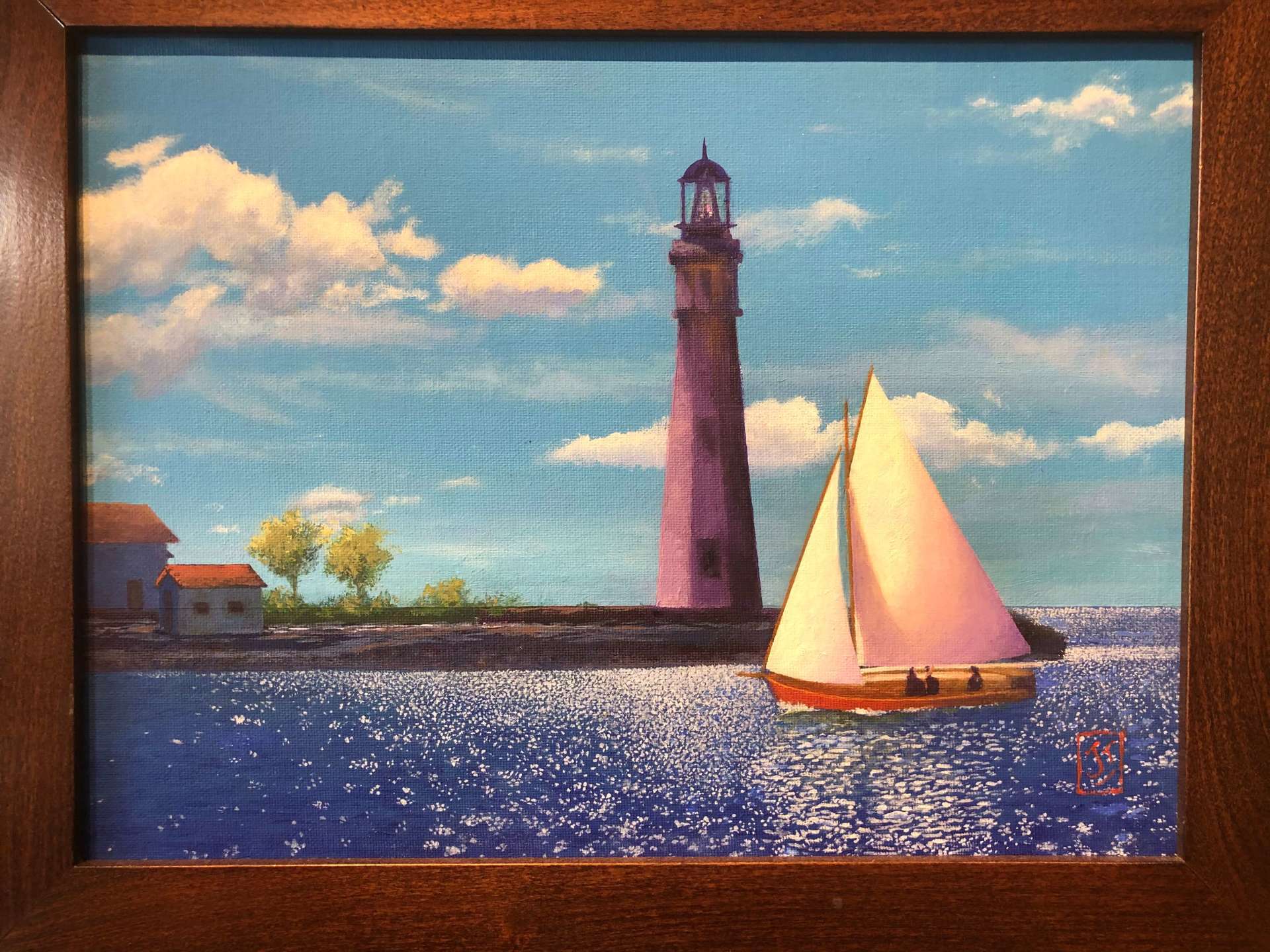 Homeward Bound painting by Joseph Teresi available at The Conn - Artist Studio and Gallery in New Baltimore