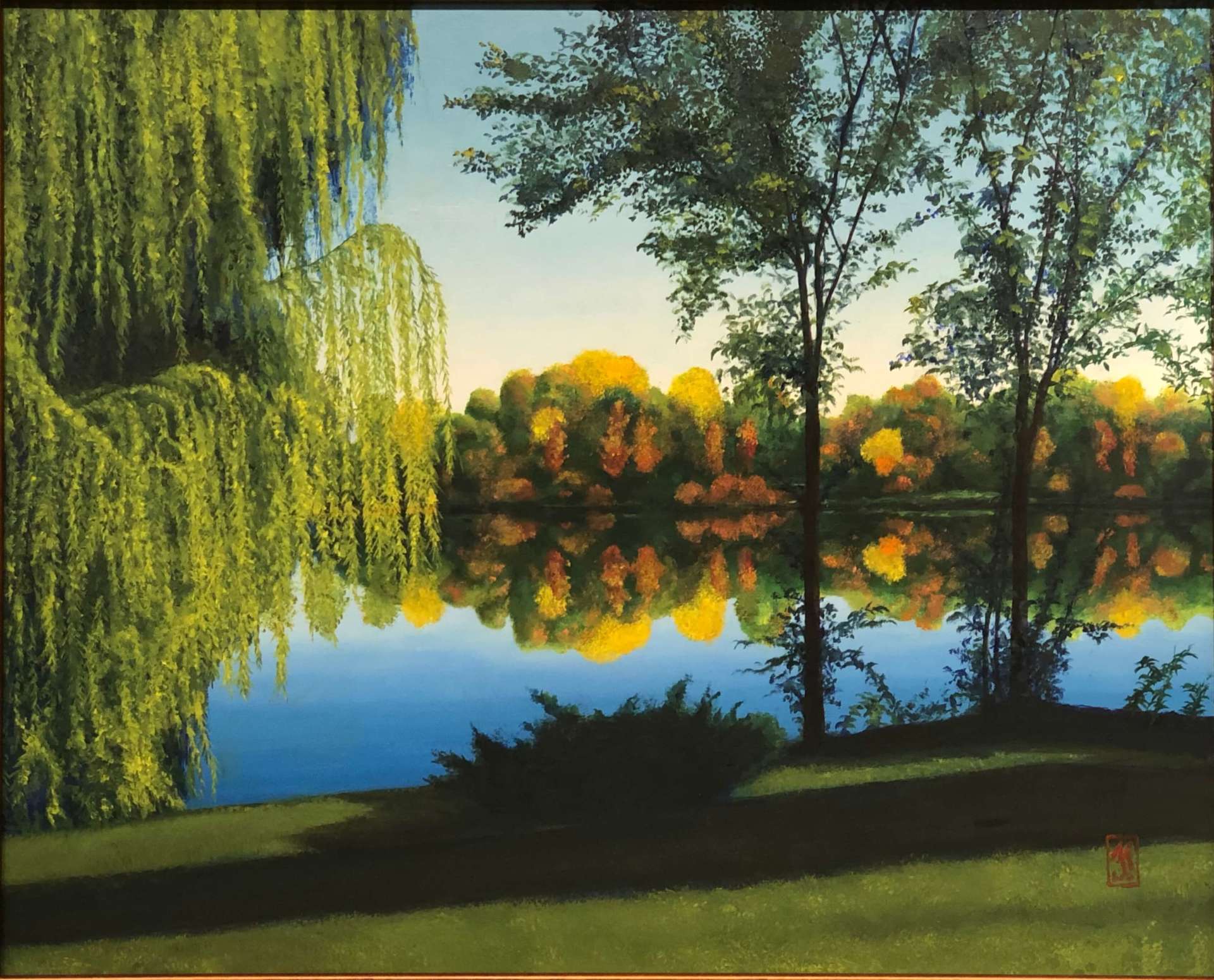 Majestic Fall painting by Joseph Teresi available at The Conn - Artist Studio and Gallery in New Baltimore