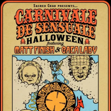 A poster for carnivale de sensuale halloween