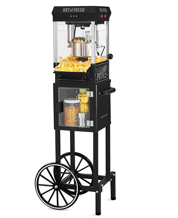 Black Popcorn Machine Rental Charleston SC