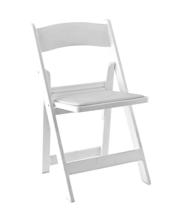 White Padded Chair