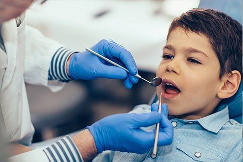 child and dentist - Family Dentistry in Southern Oregon Area