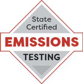 State certified emissions testing & repair facility badge | The Quiet Zone