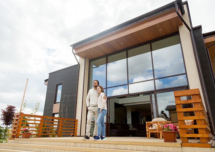New Home Additions — Luxury House Front Porch in Virginia Beach, VA