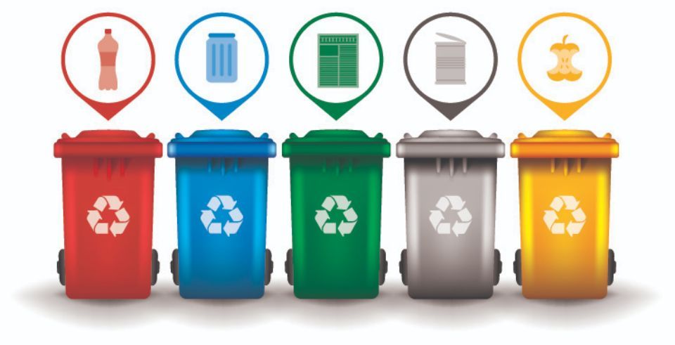 Bidoni per la differenziata