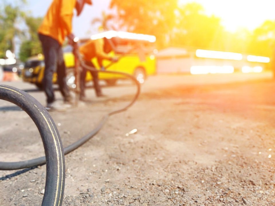 Lavori per asfaltatura