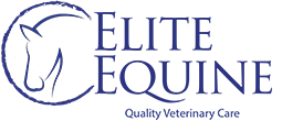 The logo for elite equine quality veterinary care
